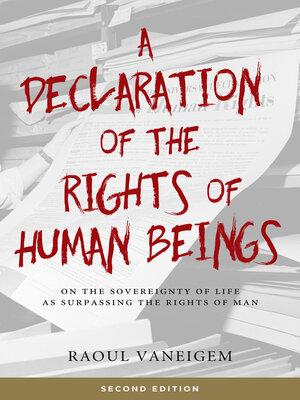 cover image of Declaration of the Rights of Human Beings